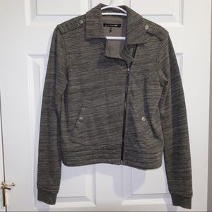 rag & bone knit woman's moto jacket size s